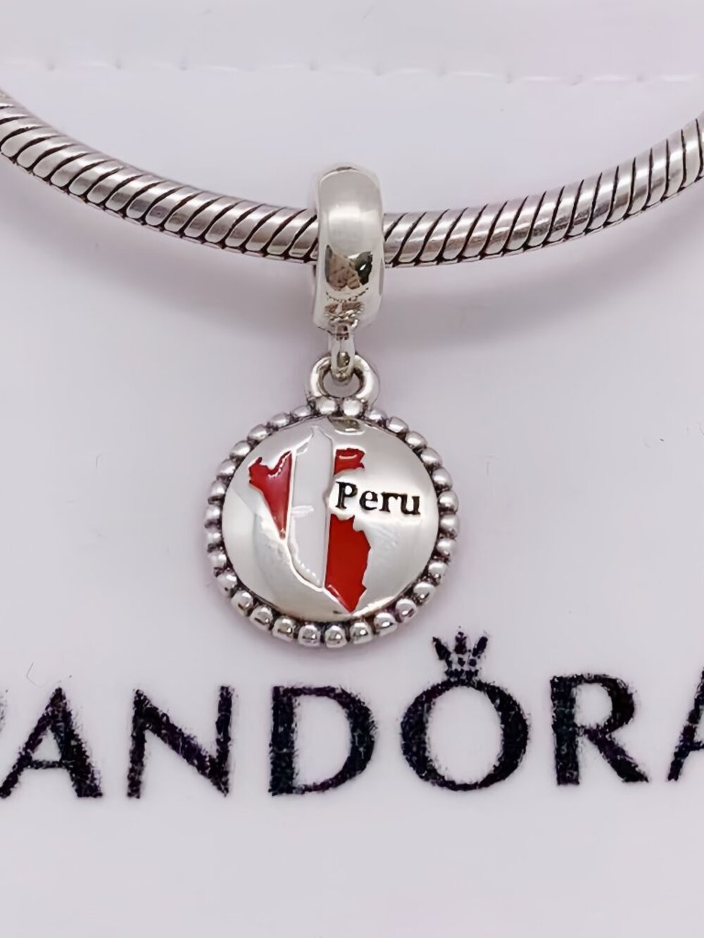 Pandora Peru Map Exclusive Charm Pendant